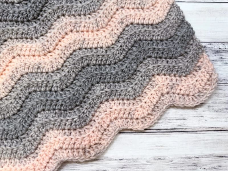## Ridged Chevron Blanket