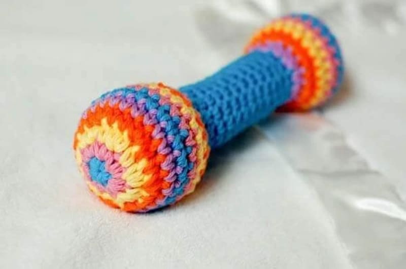 ## Crochet Baby Rattle