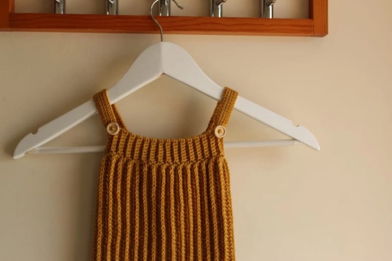 ## Laura Crochet Baby Romper