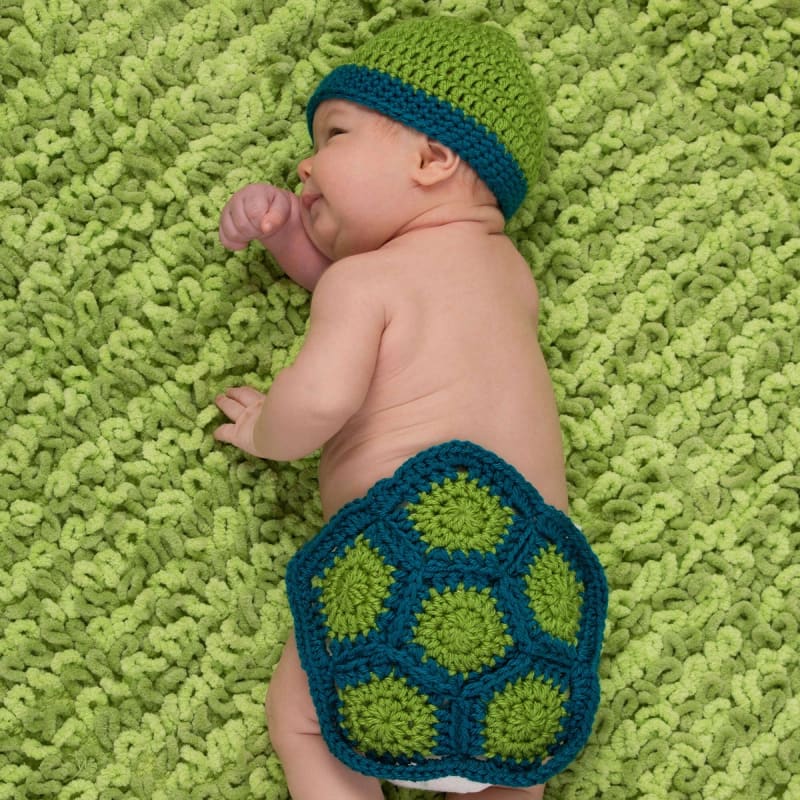 Turtle Newborn Photo Prop by Red Heart
