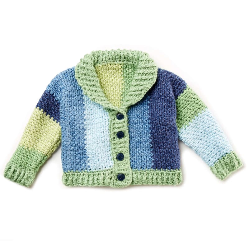 ## Bernat Shawl Collar Baby Cardigan