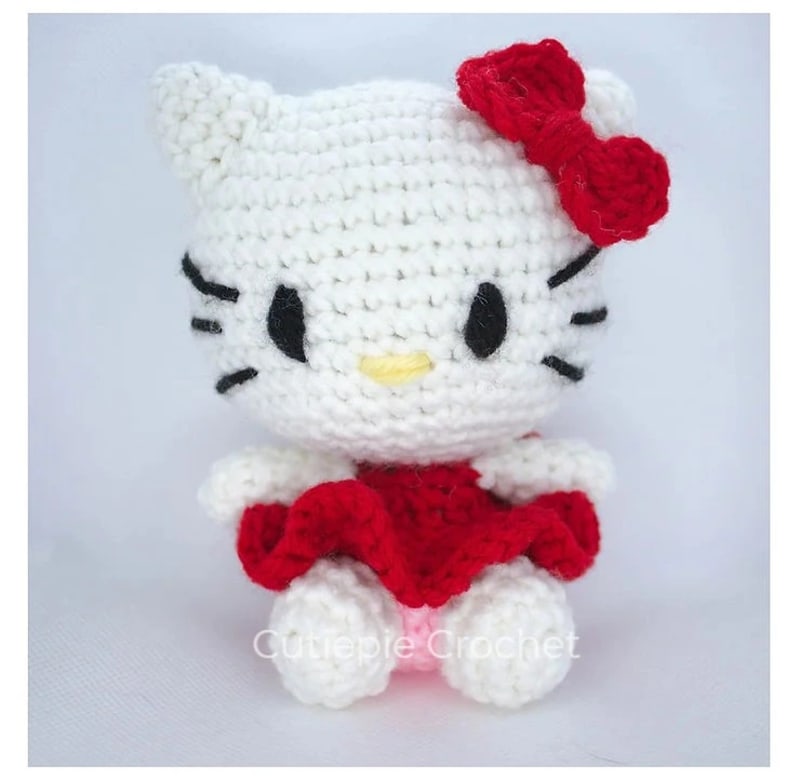 ## Hello Kitty Amigurumi by Cutiepie Crochet