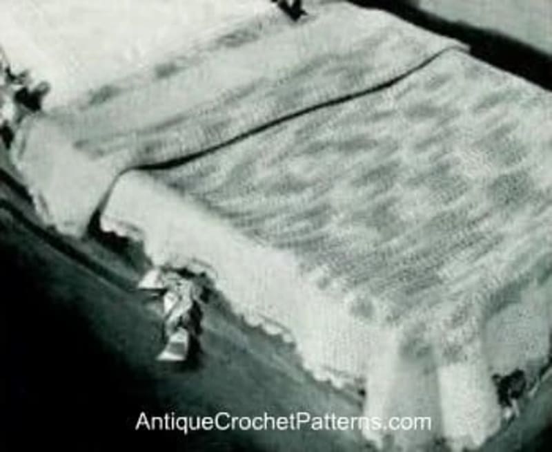 ## Vintage Crochet Baby Blanket from Antique Crochet Patterns