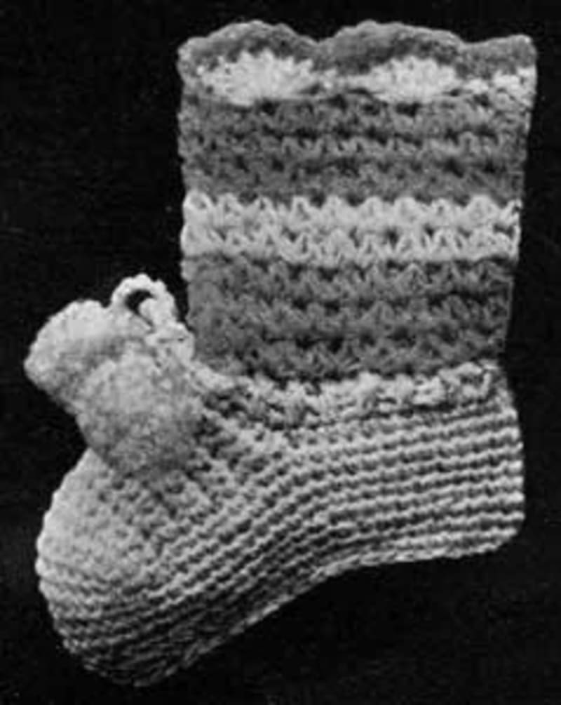 ## Baby Bootee Pattern by Woolco Manual