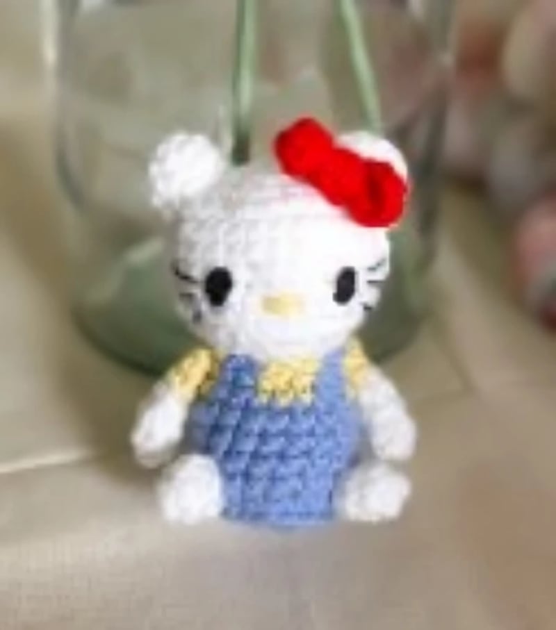 ## Hello Kitty Amigurumi by MadiMadeCrafts