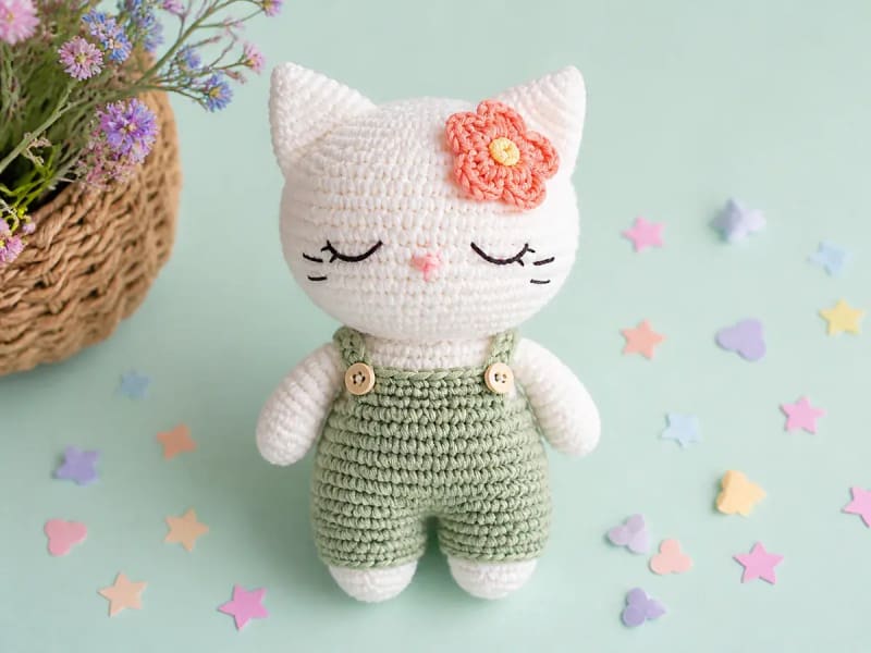 ## Hello Kitty-Inspired Amigurumi by The Crochet Nook