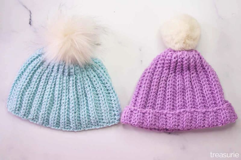 ## Absolute Beginner Beanie With Ribbing by Treasurie