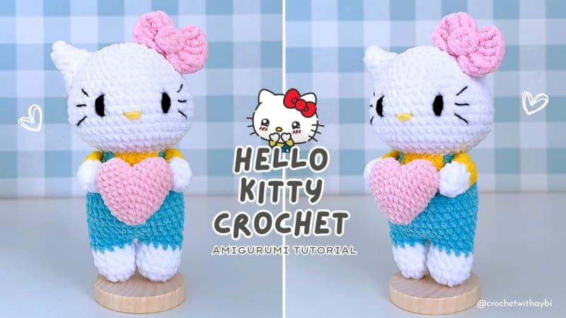 ## Cute Hello Kitty Amigurumi by Crochet with Aybi