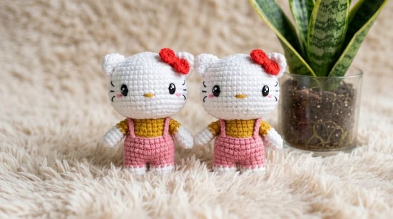 ## Hello Kitty Amigurumi With a Cute Outfit by All Amigurumi
