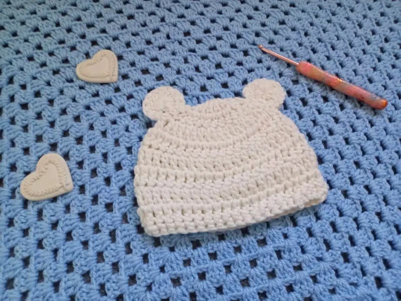 ## Crochet Baby Hat With Ears by Selina Veronique