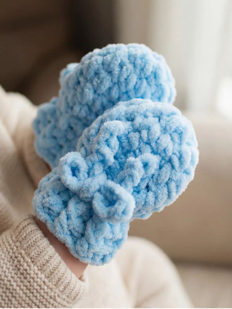 ## Cozy Cloud Mittens by Maisie and Ruth
