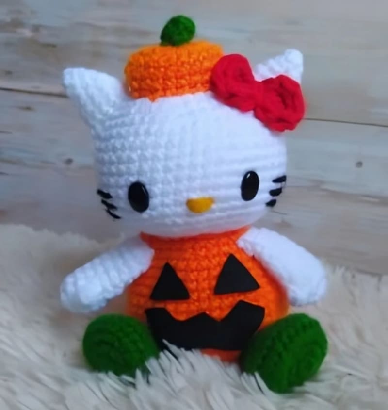 ## Hello Kitty Halloween Pumpkin Costume by Lana luna