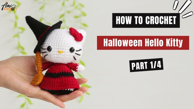 ## Hello Kitty in a Halloween Witch Outfit by Vui Vui – Ami Saigon