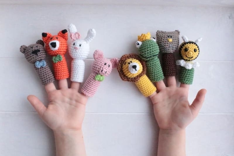## Free Crochet Finger Puppets by Furls Crochet