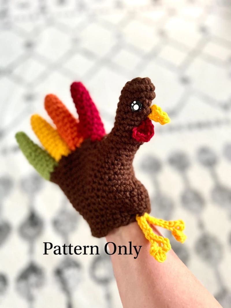## Turkey Finger Puppet by Cozy Choice