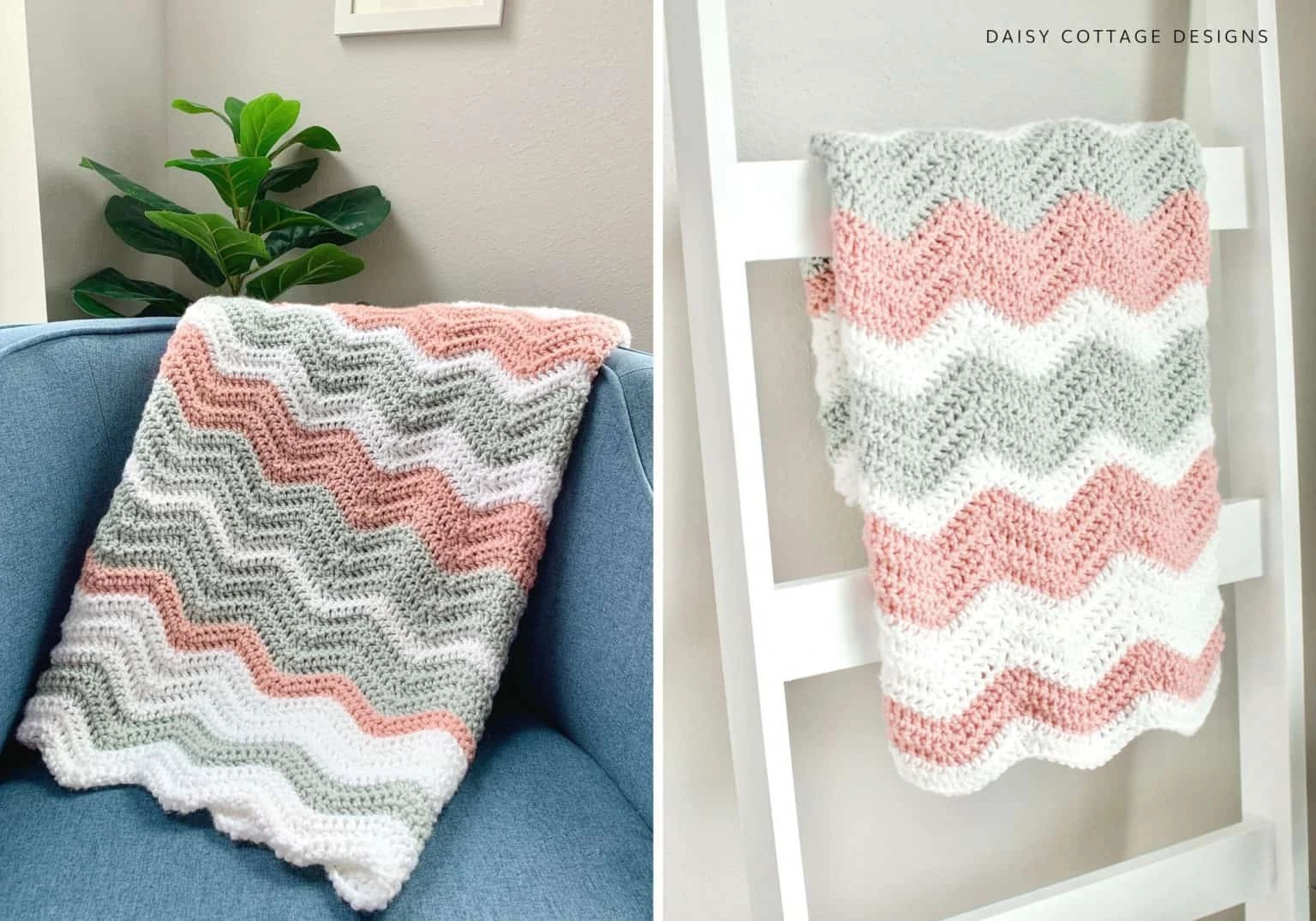 Ripple Stitch Baby Blanket