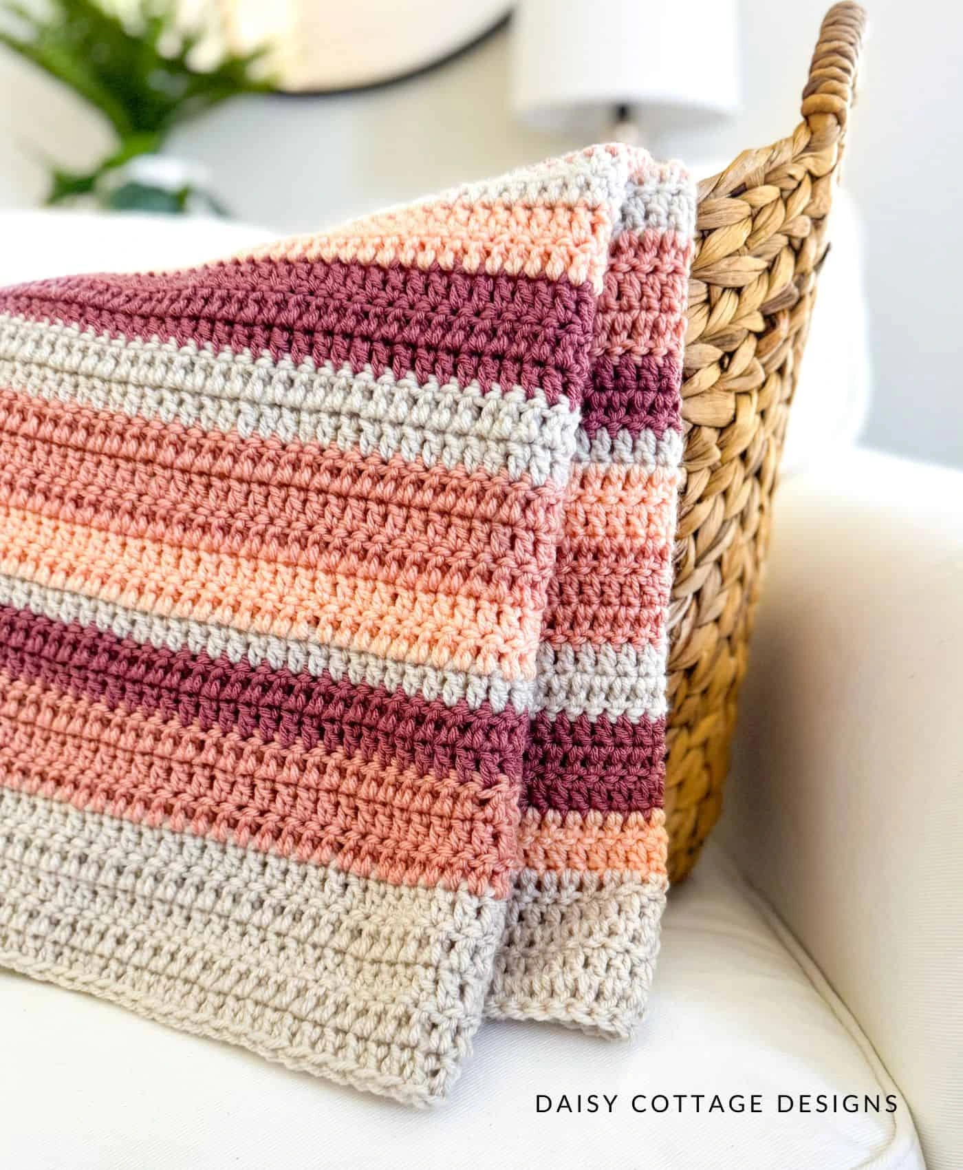 12. Simple Crochet Baby Blanket