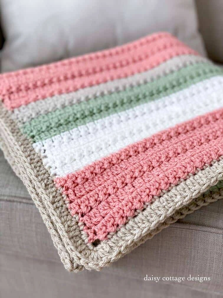 16. Textured Baby Blanket Pattern