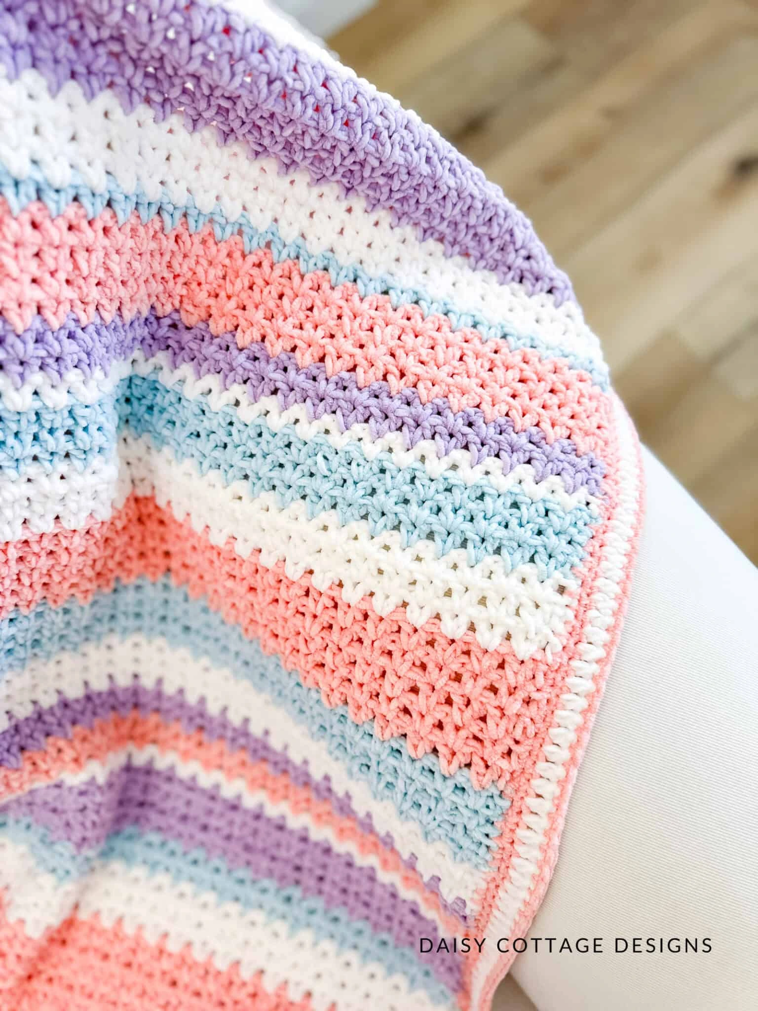 31. Chenille Baby Blanket Pattern