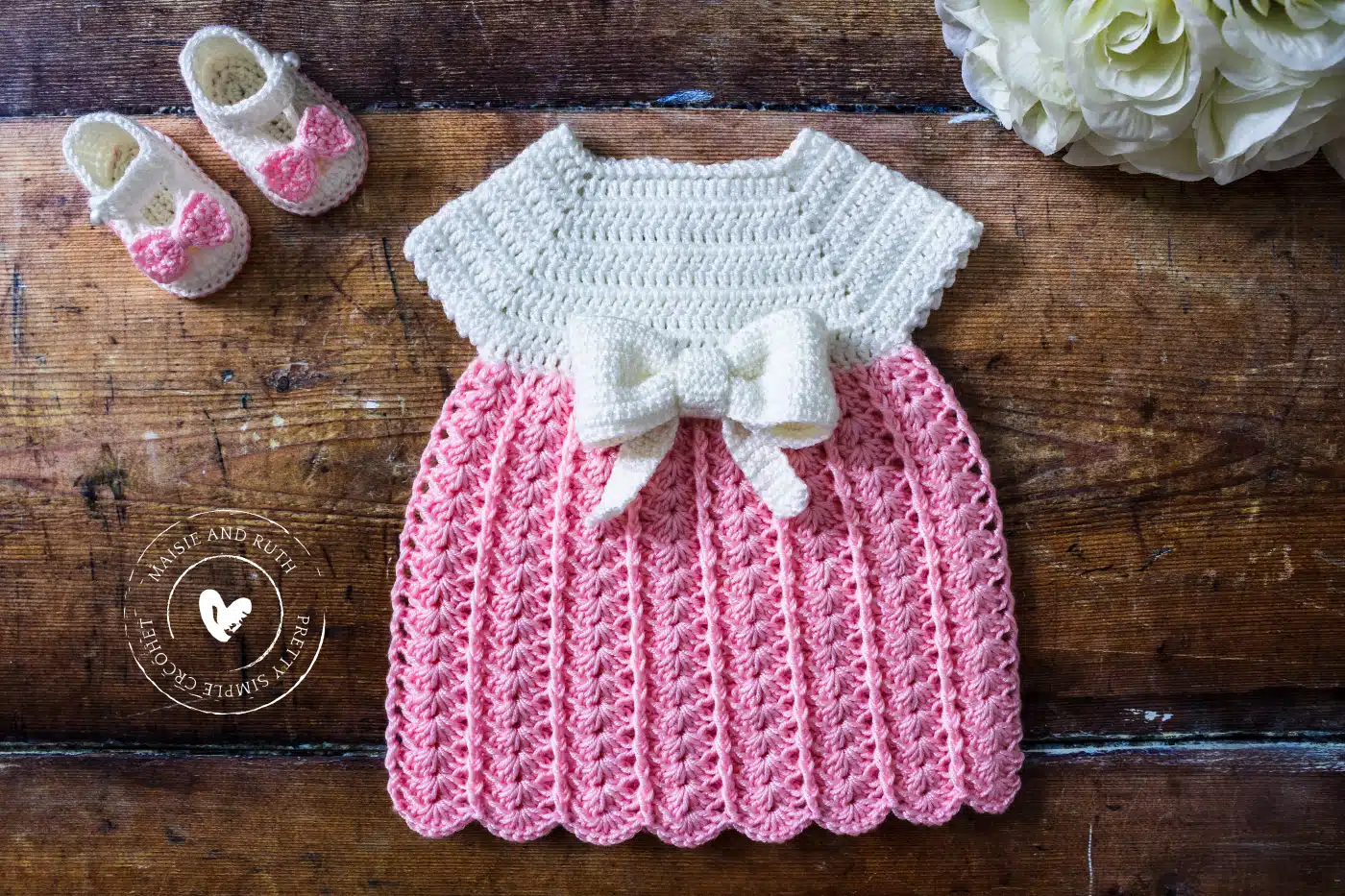 ### Easy Crochet Baby Dress