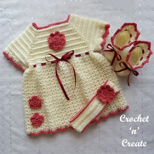 ### Newborn Baby Girl Dress Set