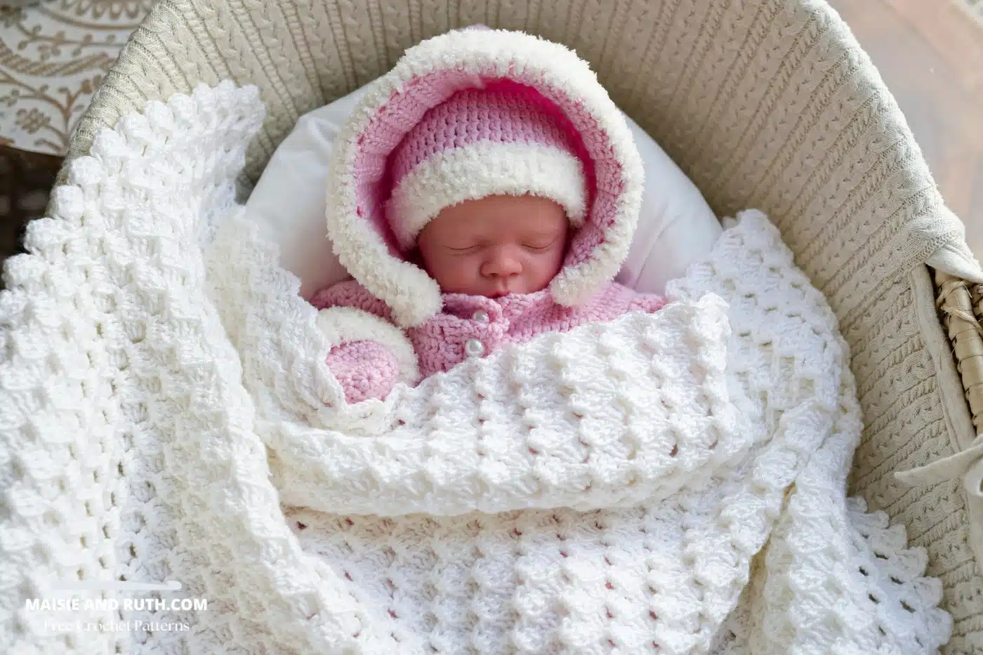 ## Shell Crochet Baby Blanket