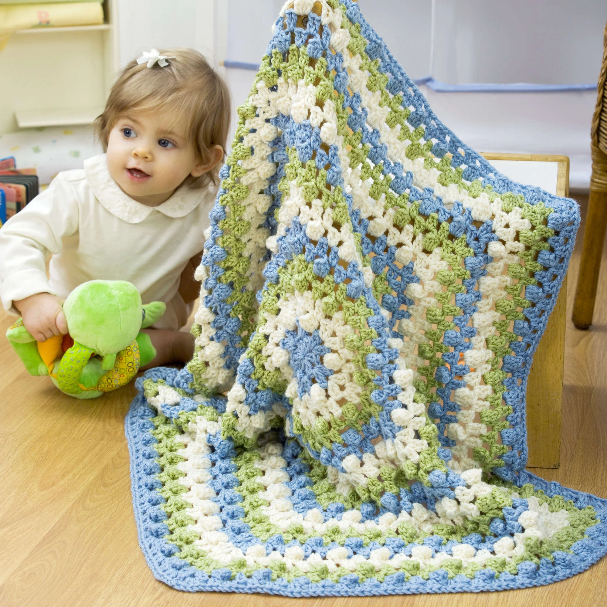 # Hexagon Baby Blanket