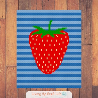 ## Strawberry C2C Blanket