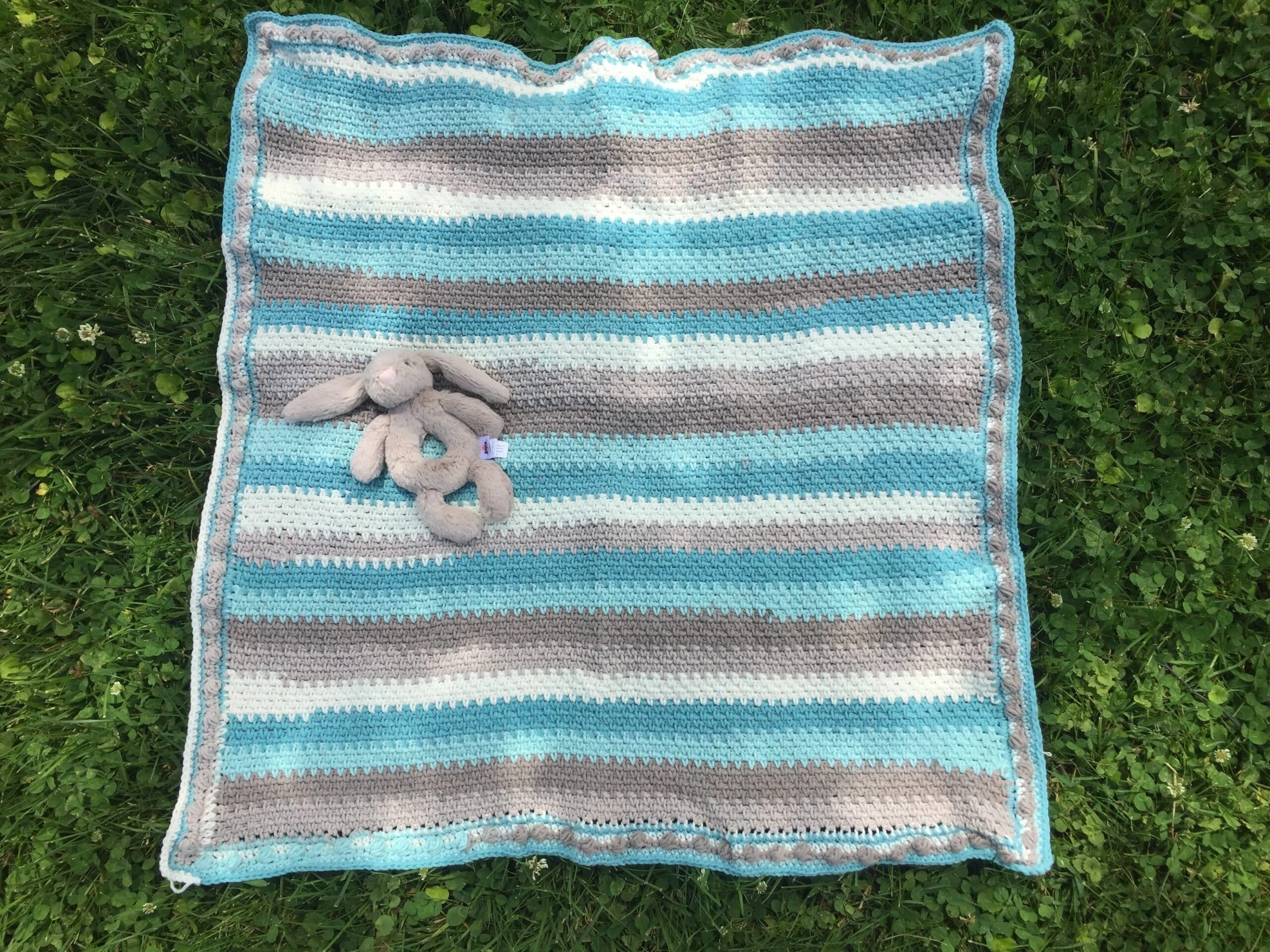 ## Peek-A-Boo Baby Blanket