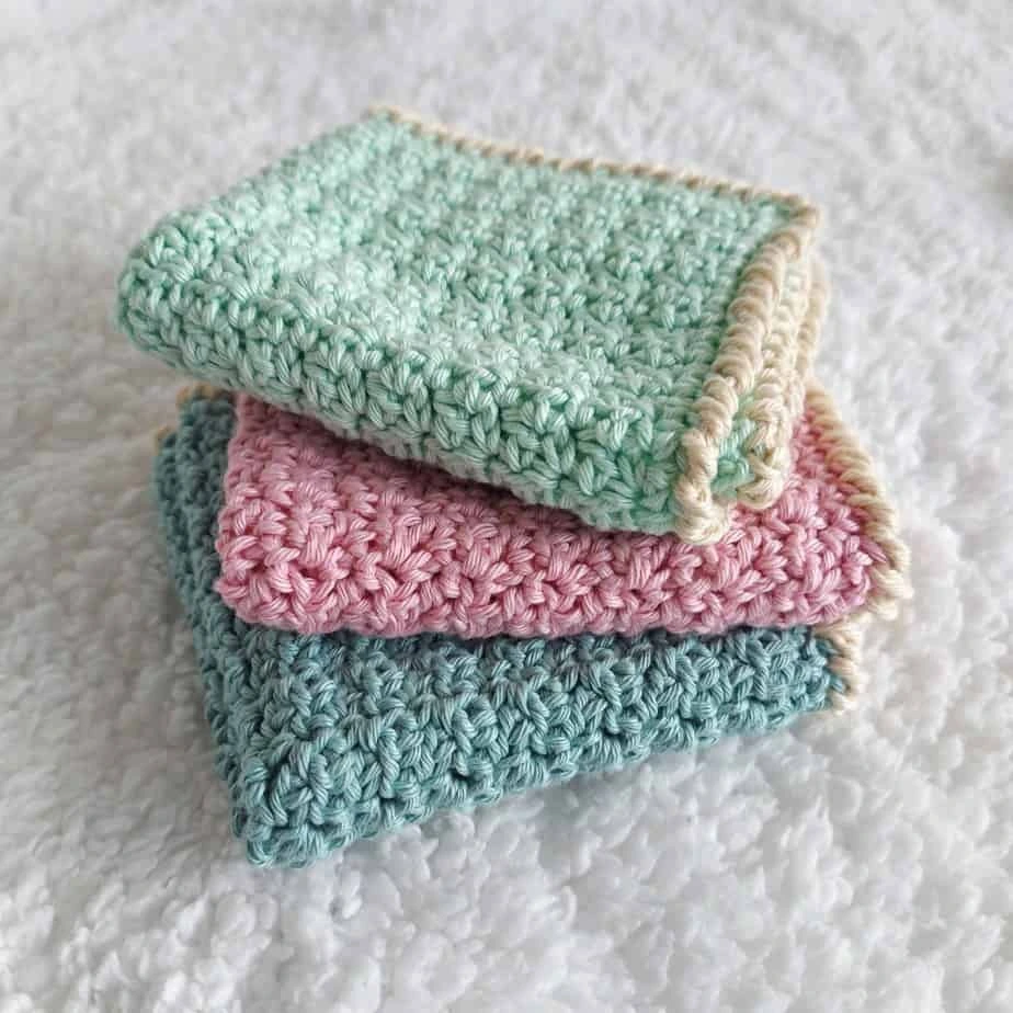 ## Crochet Baby Washcloth