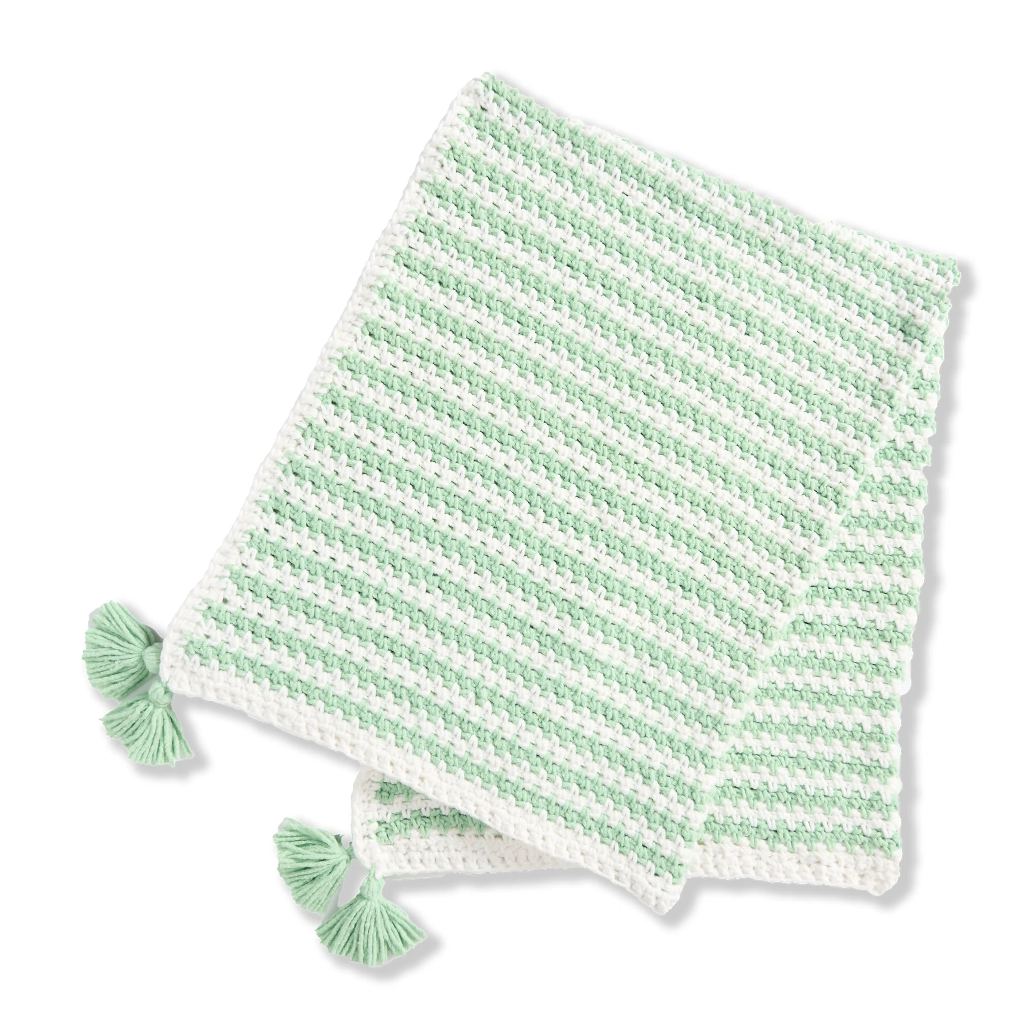 ## Bernat Simple Stripes Crochet Blanket