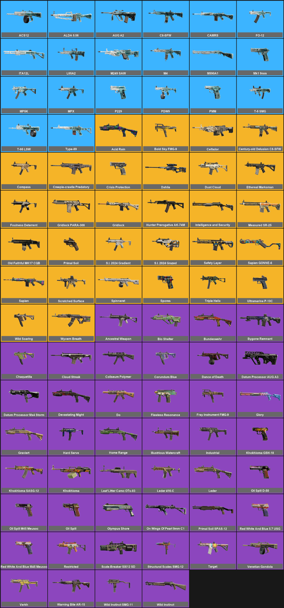 PC ONLY LEVEL 128 – 20 BLACK ICE – CHROMA STREAKS – 17 SEASONALS – 563 SKINS – 58 OPERATORS