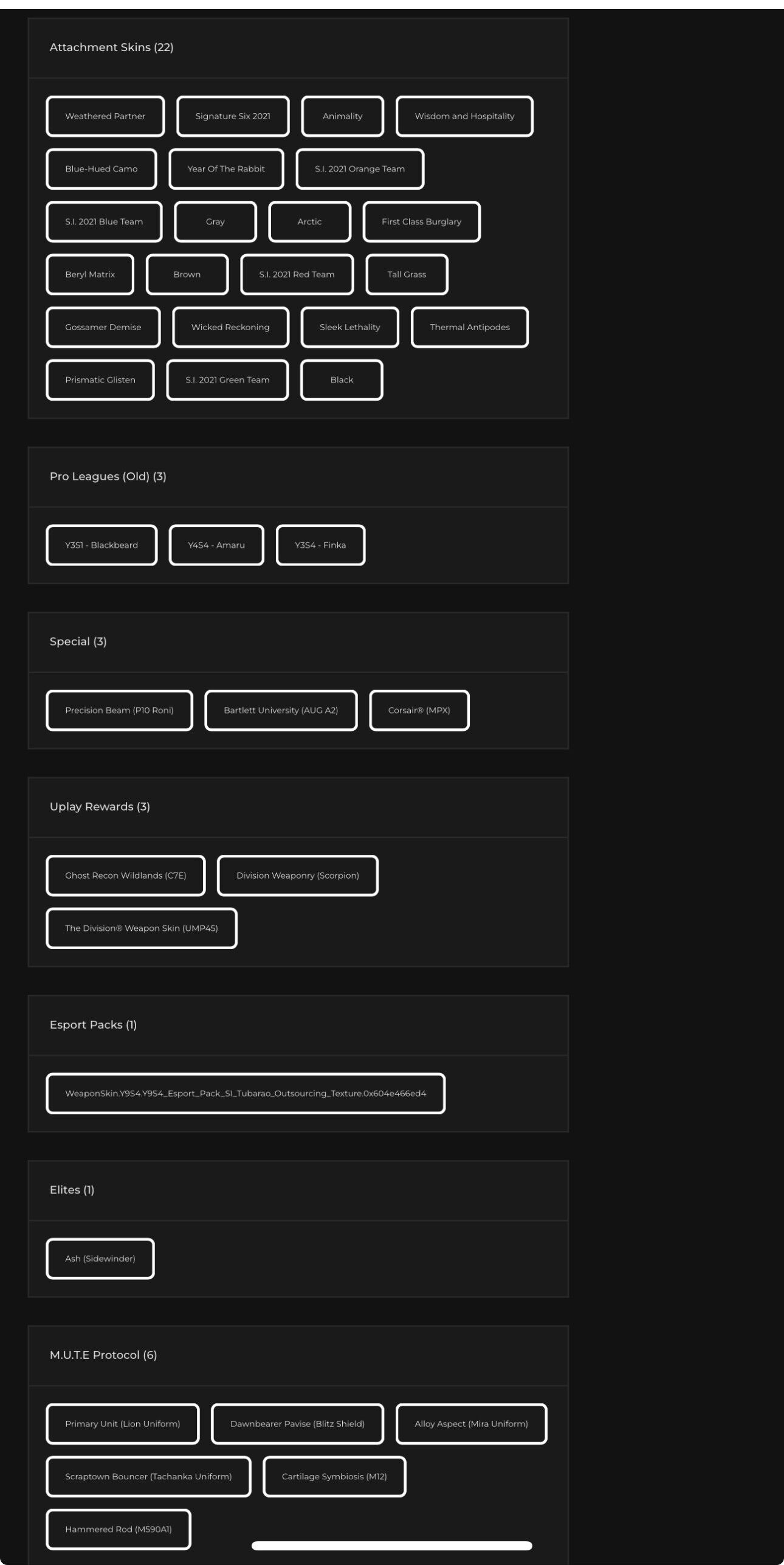 Siege Uplay 335 lvl|Universals: 11|Black Ices: 29|Dust Lines: 1|Racer: 1|Pro Leagues (Old): 3|Elites: 1|Onami|Diamond x3| 39 seasonal | and more  rare stuff