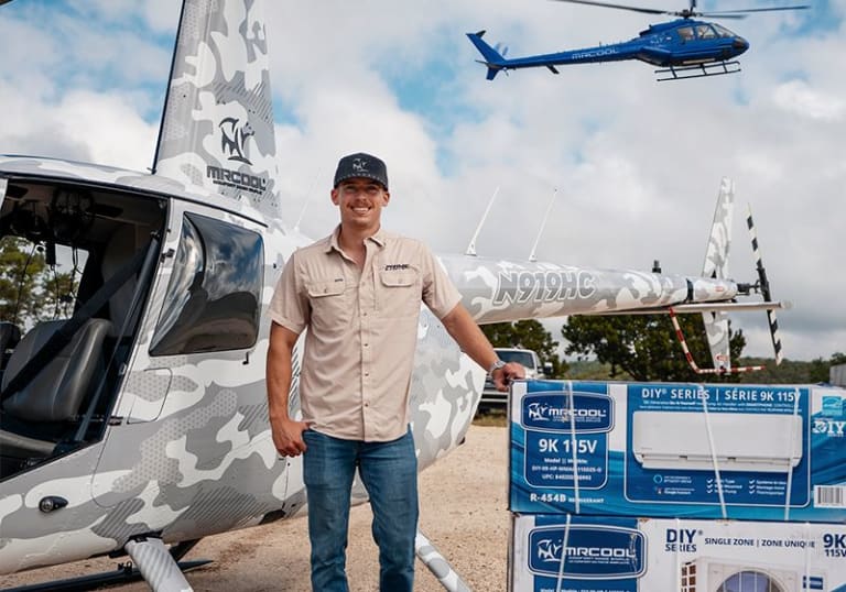 How Noah Shaw Used MRCOOL® DIY® Mini-Splits for an Off-Grid Texas Home and Community Center