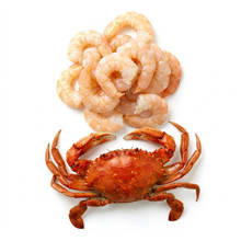 Raw Shrimp and Crab