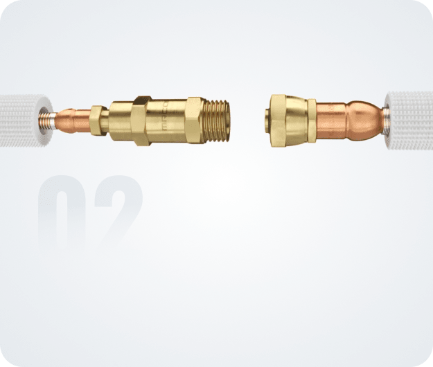 Connect the  Pre-Charged Lines