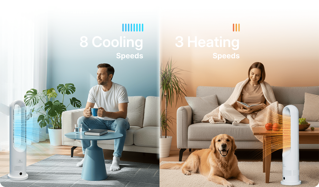 Heating and cooling in one