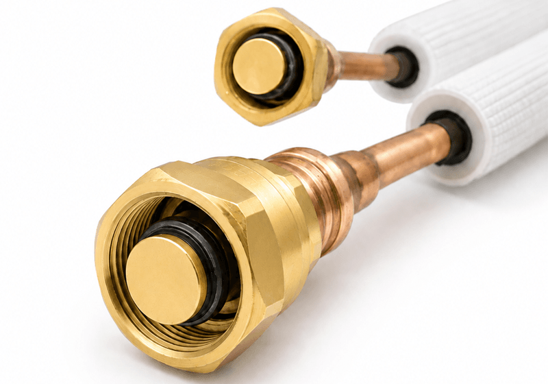 Quick Connect® brass fitting end