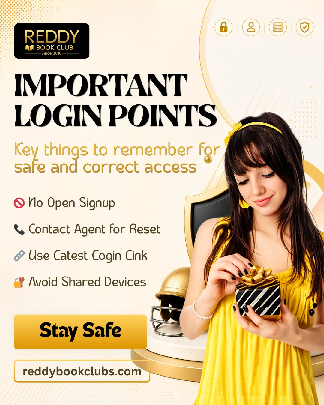 Important login points to remember for safe access