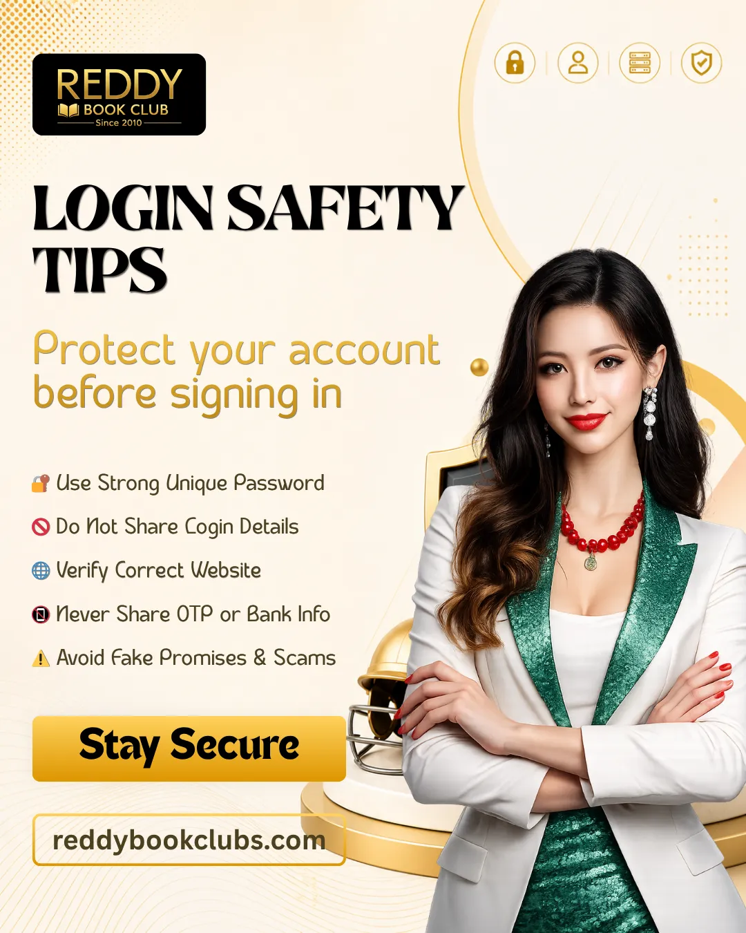 Login safety tips before you sign in