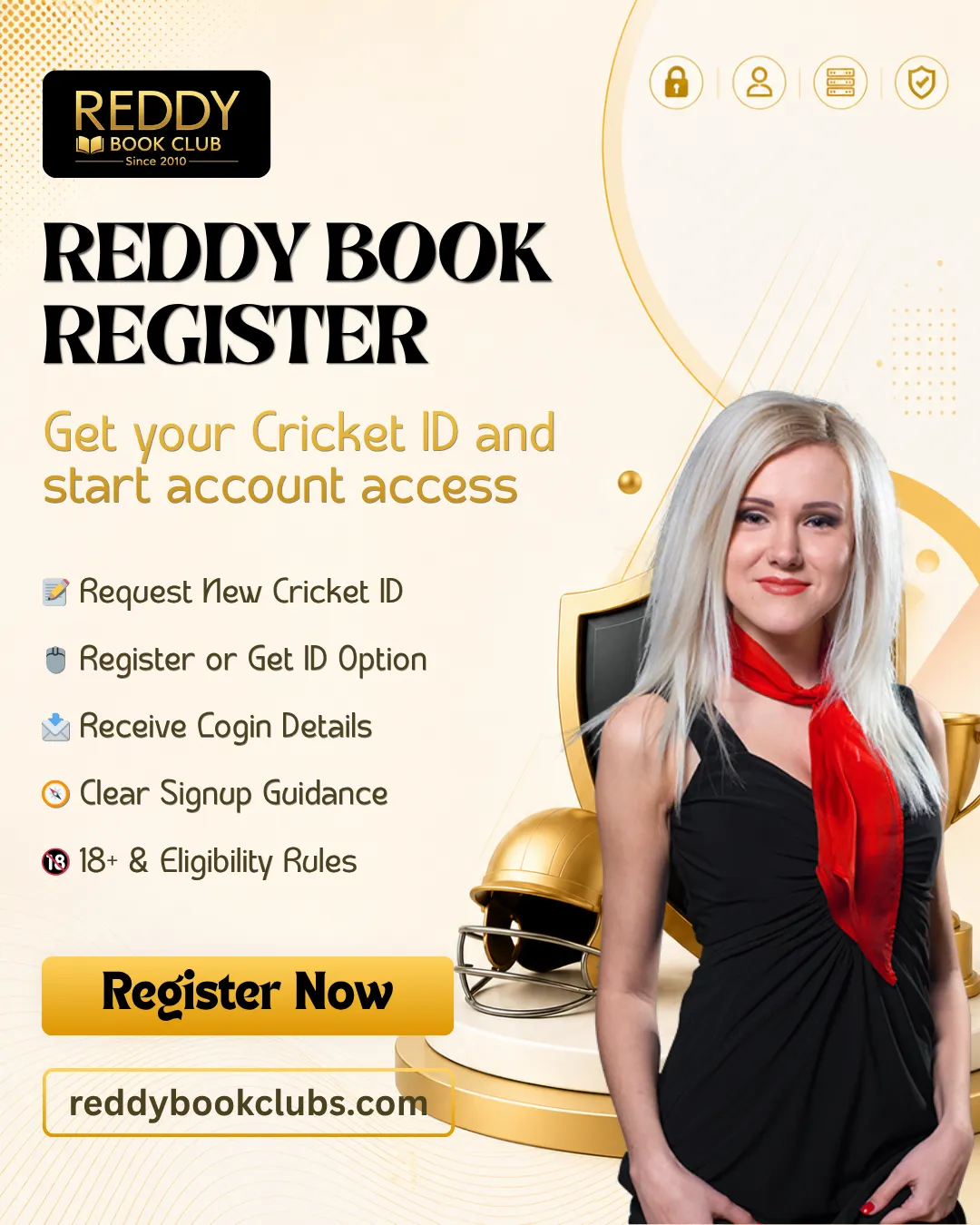 Reddy Book registration get your cricket ID