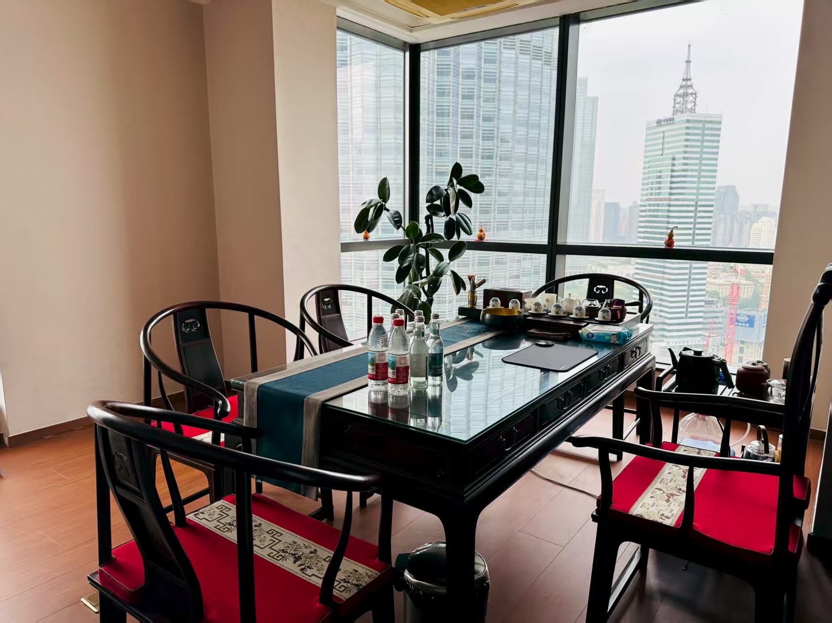 Workstations at the China office