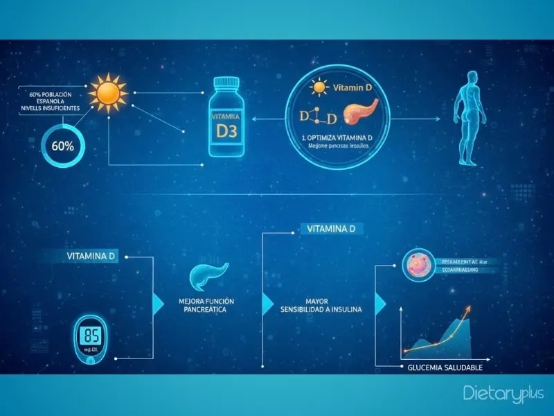 Optimiza Tus Niveles de Vitamina D para Mejorar la Sensibilidad a la Insulina