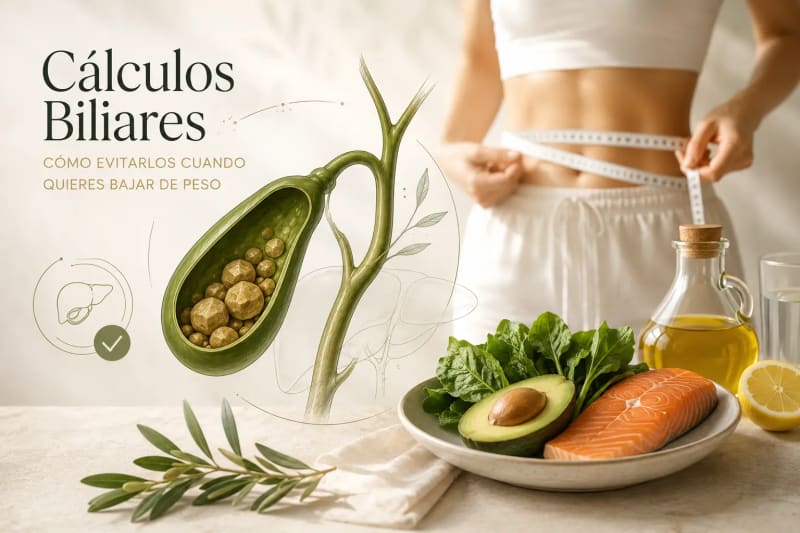 Cálculos Biliares. Como evitarlos cuando quieres Bajar de Peso
