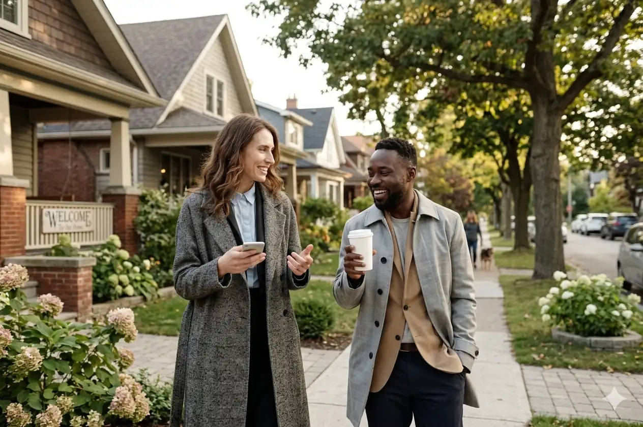 Person walking outdoors