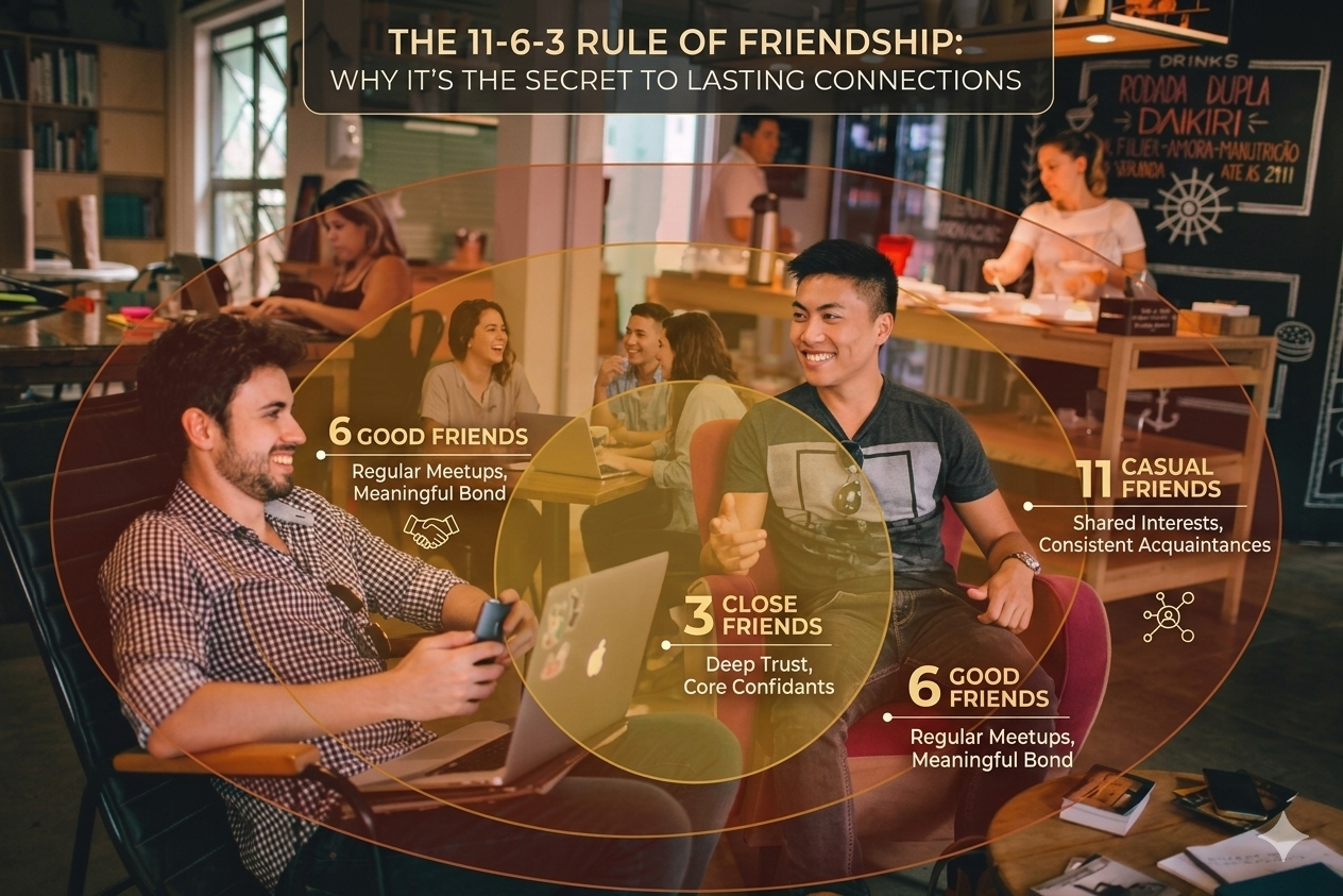 The 11-6-3 Rule of Friendship: Why It's the Secret to Lasting Connections