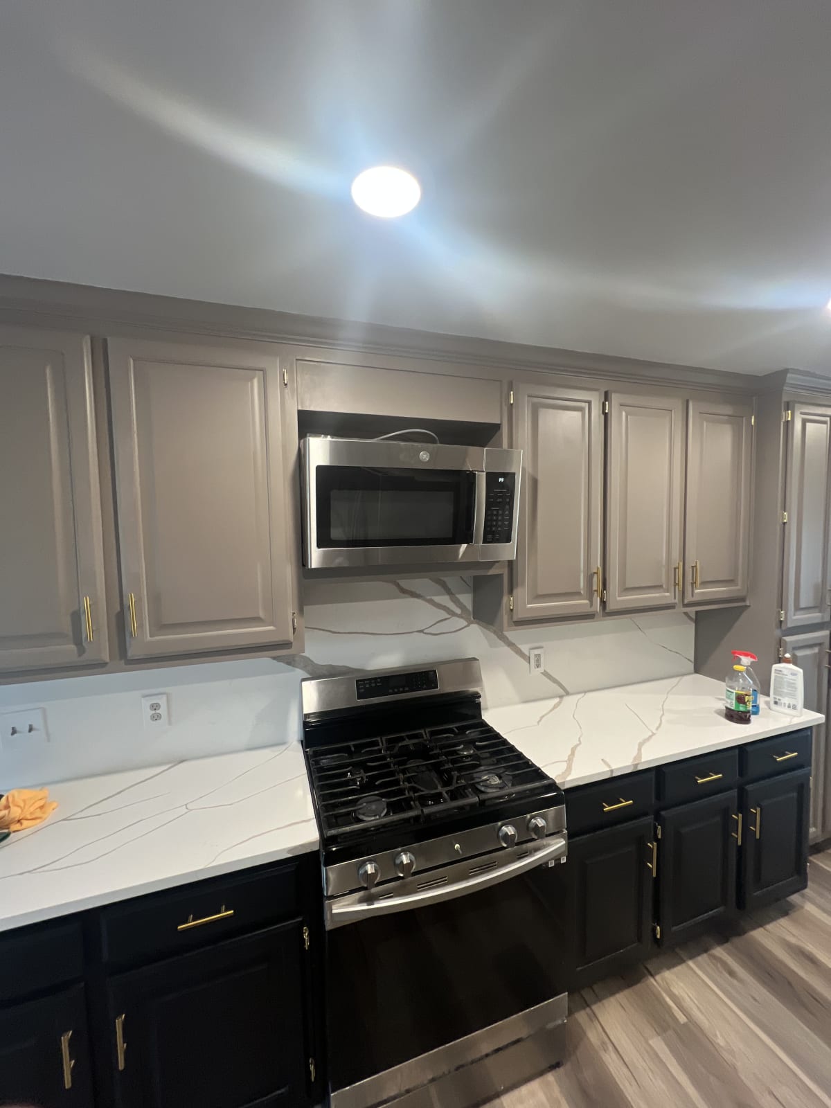 Fully remodeled kitchen with new cabinetry, countertops, and under-cabinet lighting - Atlanta metro project 6