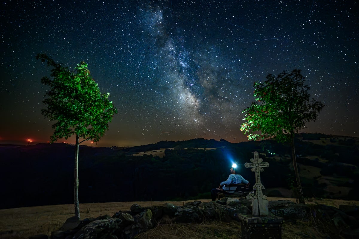 Astrophotographie dans le Cantal à Vèze