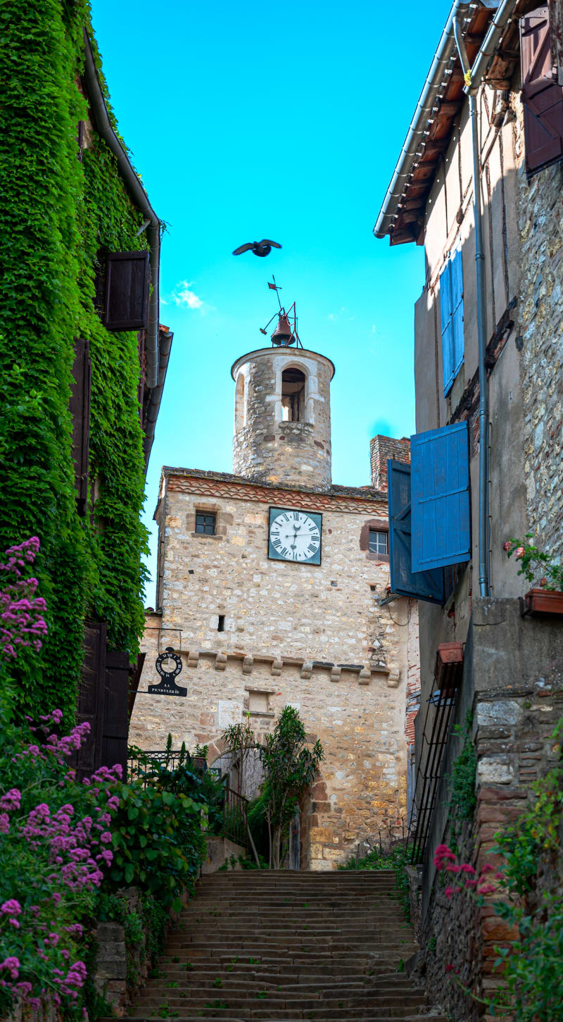 Ruelles et clocher de Cordes-sur-Ciel