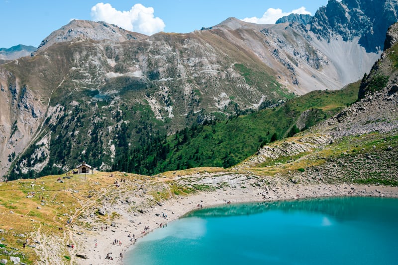 Le lac Sainte-Anne dans le Queyras 